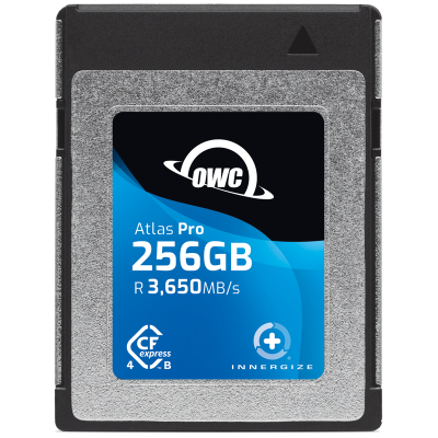 OWC CFEXPRESS ATLAS PRO R3650/W3000/SW800 (TYPE B) G4 - 256GB-CF kortelės-Skaitmeninės