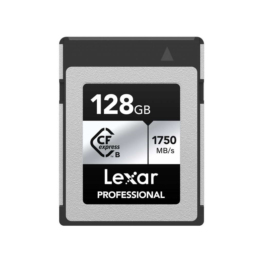 LEXAR CFexpress Pro Silver Serie R1750/W1300 128GB-CFexpress kortelės-Skaitmeninės laikmenos
