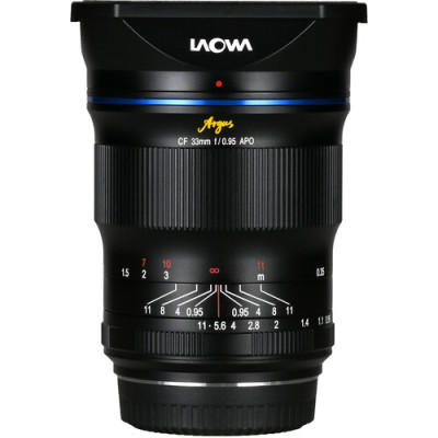 Laowa Argus 33mm F0.95 CF APO Fujifilm X-Sisteminių fotoaparatų objektyvai-Objektyvai ir jų