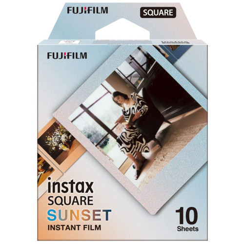Instax Square SUNSET 10pl-Fotoplokštelės momentiniams fotoaparatams-Tradicinė ir momentinė