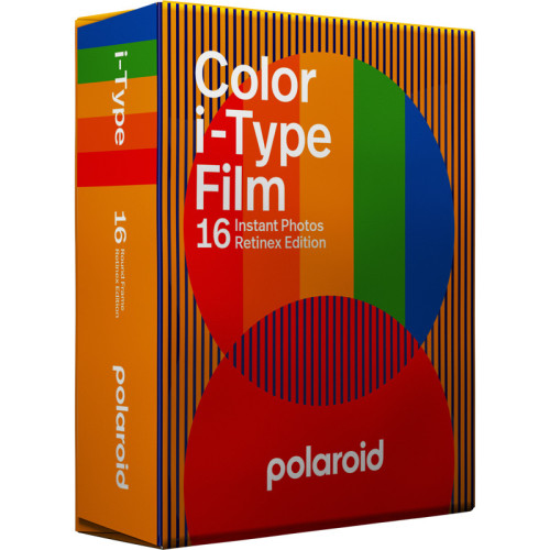 POLAROID COLOR FILM FOR I-TYPE ROUND FRAME RETINEX DOUBLE-Fotoplokštelės momentiniams