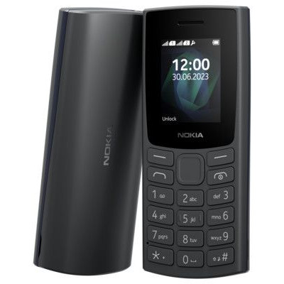 Mobilusis telefonas Nokia 105 (2023) Single SIM TA- 1569 CHARCOAL-Mygtukiniai