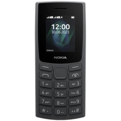 Mobilusis telefonas Nokia 105 (2023) Single SIM TA- 1569 CHARCOAL-Mygtukiniai