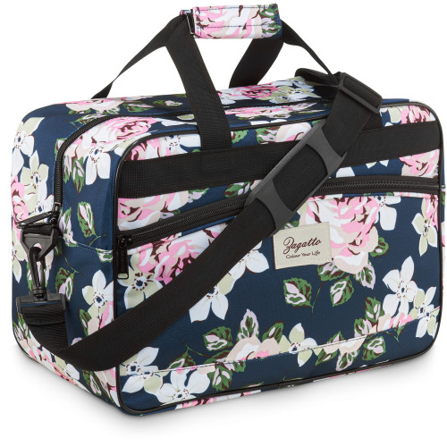Moteriškas gėlėtas kelioninis krepšys lėktuvui Flor-Kuprinės ir sportiniai krepšiai