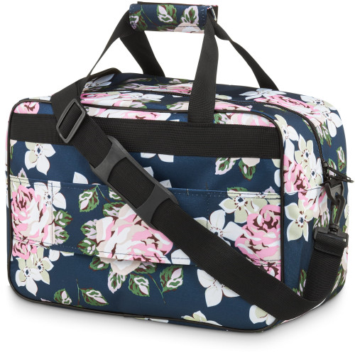 Moteriškas gėlėtas kelioninis krepšys lėktuvui Flor-Kuprinės ir sportiniai krepšiai