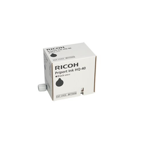 Ricoh JP 4500 HQ 40 (817225) (1VE 5 vnt), juoda kasetė-Originalios kasetės Ricoh-Originalios
