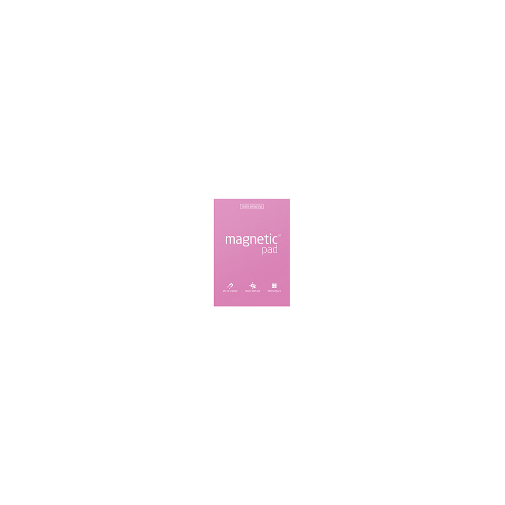 Magnetiniai lapeliai TESLA AMAZING A4 rožiniai, 50lapų-Kiti-Popierius ir popieriaus produktai