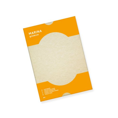 Dekoratyvinis popierius MARINA, A4, 90 g/m2, 50 lapų, smėlio sp.-Spalvotas, kartoninis
