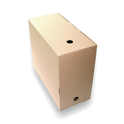 Archyvinė dėžė SMLT, 288 x 170 x 350 mm, ruda-Archyvavimo dėžės ir priedai-Dokumentų laikymo