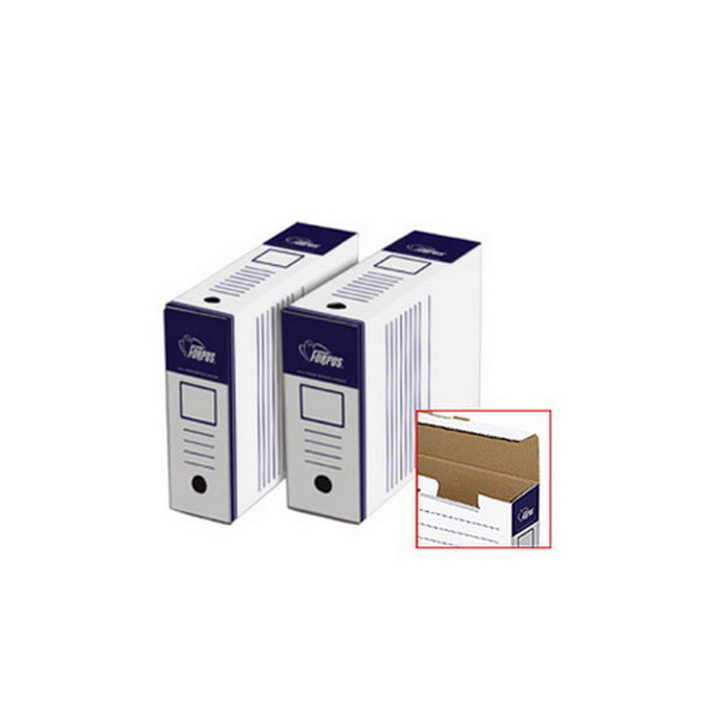 Archyvinė dėžė, A4, 240 x 322 x 100 mm-Archyvavimo dėžės ir priedai-Dokumentų laikymo