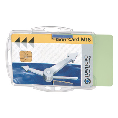 Dvigubas dėklas magnetinėms kortelėms DURABLE, 54 x 85 mm-Vardinės kortelės-Vardinės kortelės