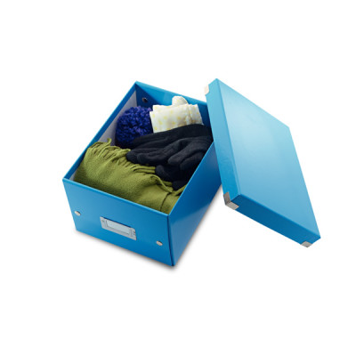 Archyvavimo dėžė LEITZ WOW, sudedama, A5, 160 x 220 x 282 mm, šviesiai mėlyna-Archyvavimo