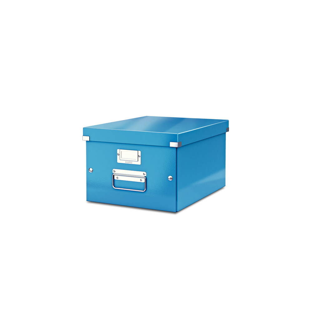 Archyvavimo dėžė LEITZ WOW, sudedama, A4, 200 x 281 x 370 mm, šviesiai mėlyna-Archyvavimo
