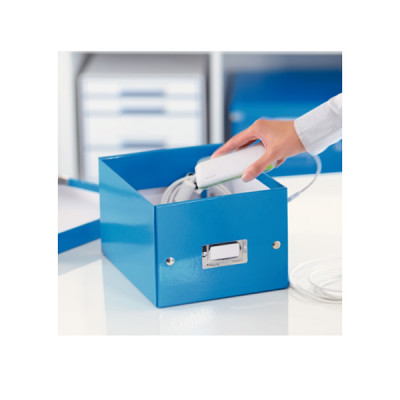 Archyvavimo dėžė LEITZ WOW, sudedama, A5, 160 x 220 x 282 mm, šviesiai mėlyna-Archyvavimo