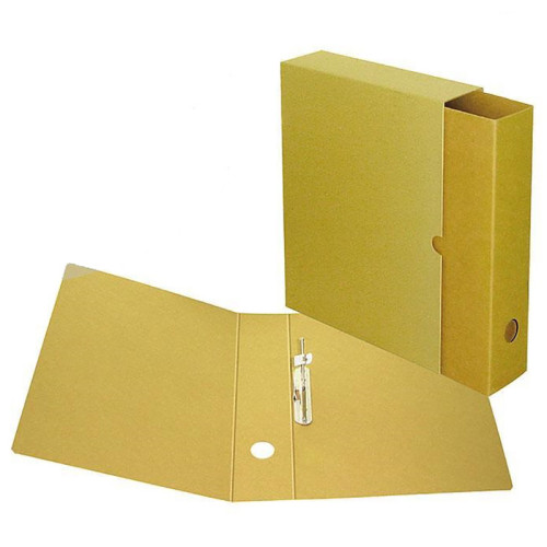 Segtuvas SMLT su archyvine dėže, A4, 235 x 70 x 310 mm, rudas-Segtuvai-Dokumentų laikymo
