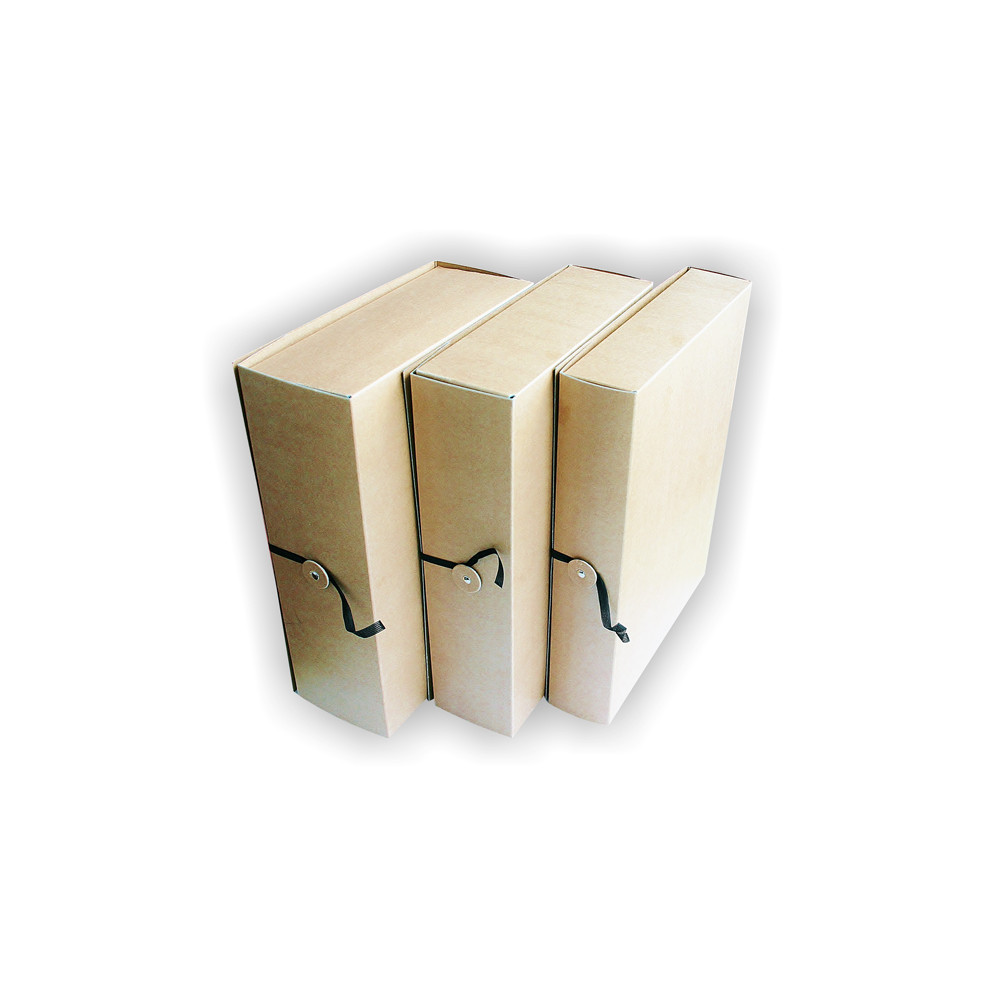 Dokumentų archyvavimo dėžė SMLT, 235 x 60 x 320 mm, su raišteliu, ruda-Archyvavimo dėžės ir