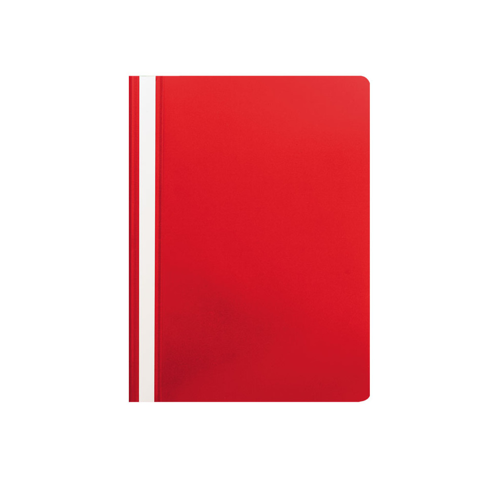 Aplankas dokumentams su įsegėle ELLER A4, (pak. -25 vnt.), raudonas-Aplankai ir dėklai