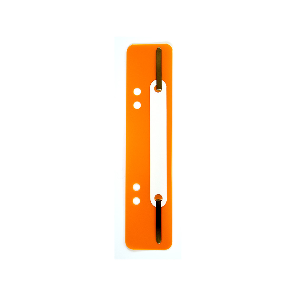 Įsegėlės segtuvams, (pak. -25 vnt.), oranžinės-Archyvavimo dėžės ir priedai-Dokumentų laikymo