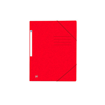 Dėklas dokumentams su gumele ELBA OXFORD, A4, kartoninis, raudona-Aplankai ir dėklai