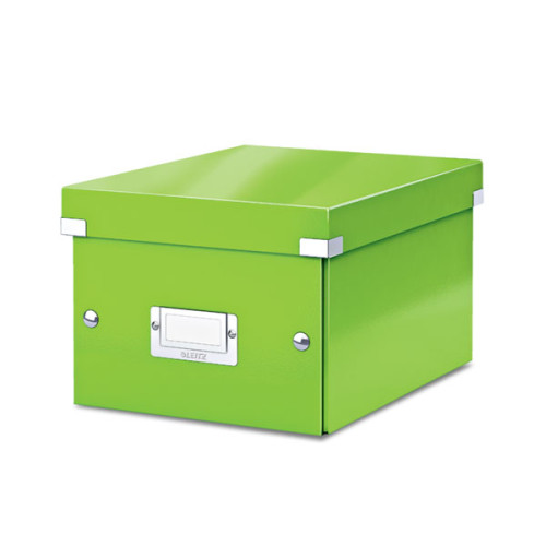 Archyvavimo dėžė LEITZ WOW, sudedama, A5, 160 x 220 x 282 mm, žalios sp.-Archyvavimo dėžės ir