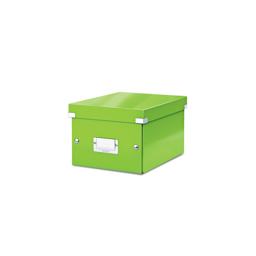 Archyvavimo dėžė LEITZ WOW, sudedama, A5, 160 x 220 x 282 mm, žalios sp.-Archyvavimo dėžės ir
