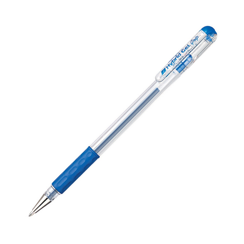 Gelinis rašiklis PENTEL HYBRID GEL GRIP K116, 0,7 mm, mėlyna-Rašikliai-Rašymo priemonės
