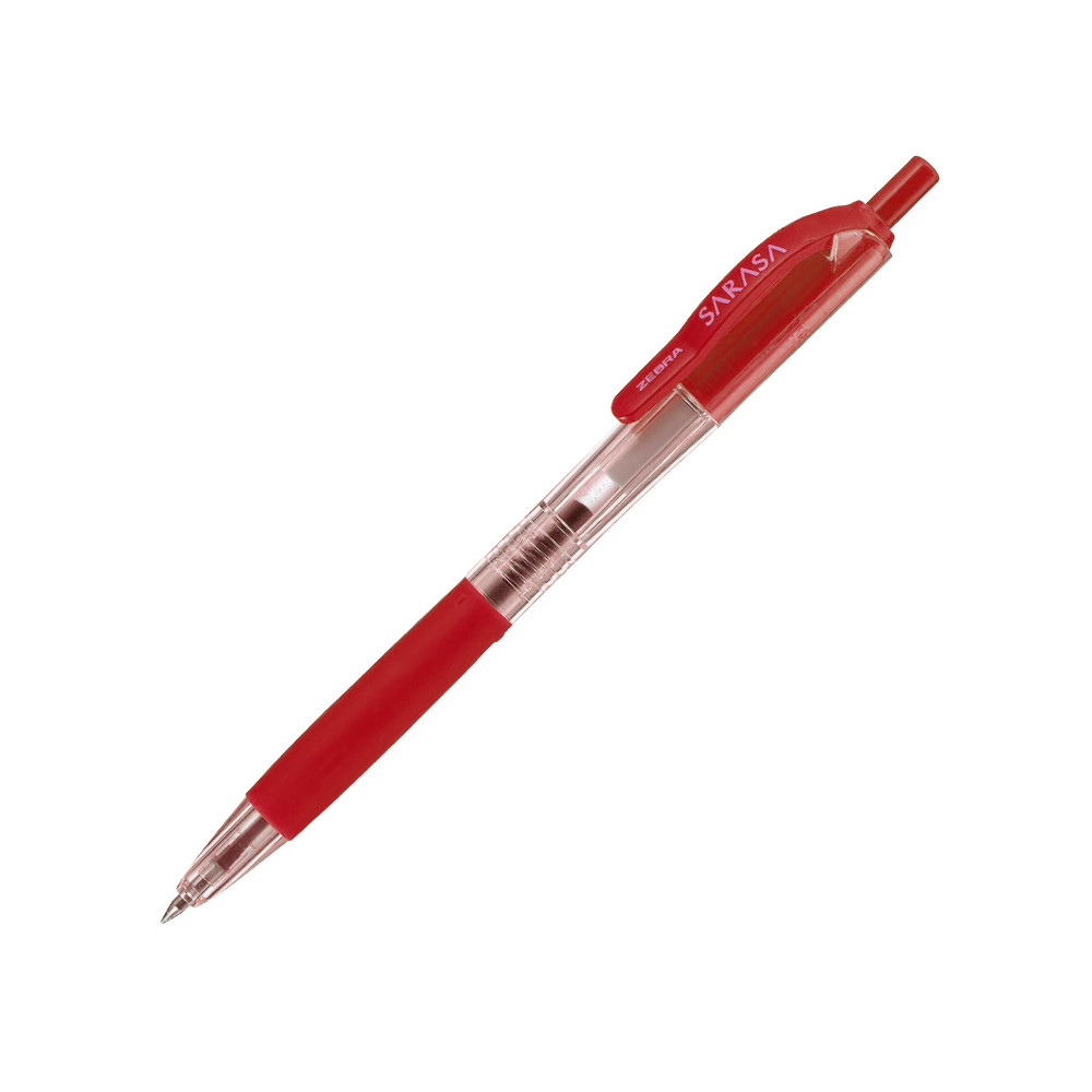 Rašiklis ZEBRA SARASA, 0,5 mm, RAUDONA-Rašikliai-Rašymo priemonės
