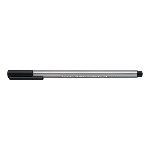 Vienkartinis rašiklis STAEDTLER TRIPLUS FINELINER 334, 0,3 mm, juoda-Piešimo priemonės-Rašymo
