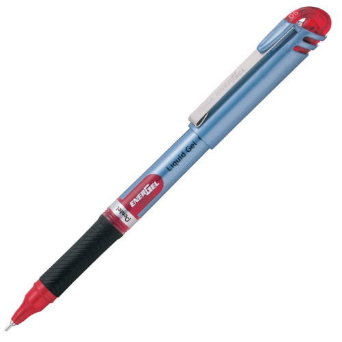 Gelinis rašiklis PENTEL ENERGEL BLN15, 0,5 mm., raudona-Rašikliai-Rašymo priemonės