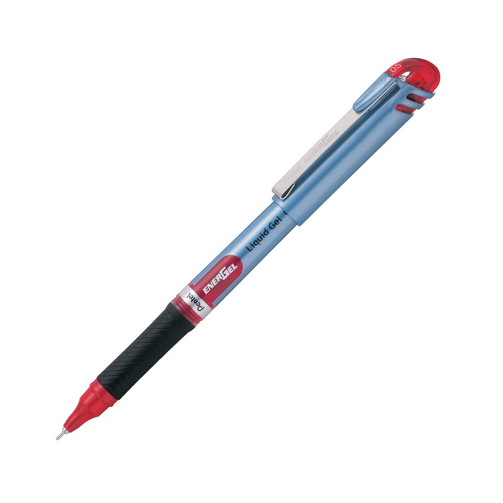 Gelinis rašiklis PENTEL ENERGEL BLN15, 0,5 mm., raudona-Rašikliai-Rašymo priemonės
