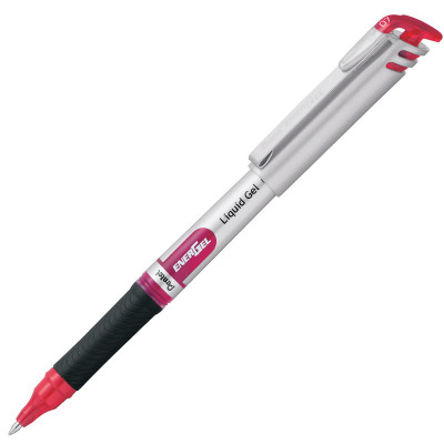 Gelinis rašiklis PENTEL ENERGEL BL17, 0,7 mm., raudona-Rašikliai-Rašymo priemonės