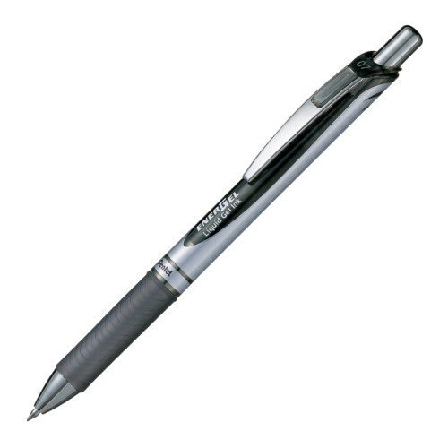 Automatinis gelinis rašiklis PENTEL ENERGEL BL77, 0.7 mm., juoda-Rašikliai-Rašymo priemonės