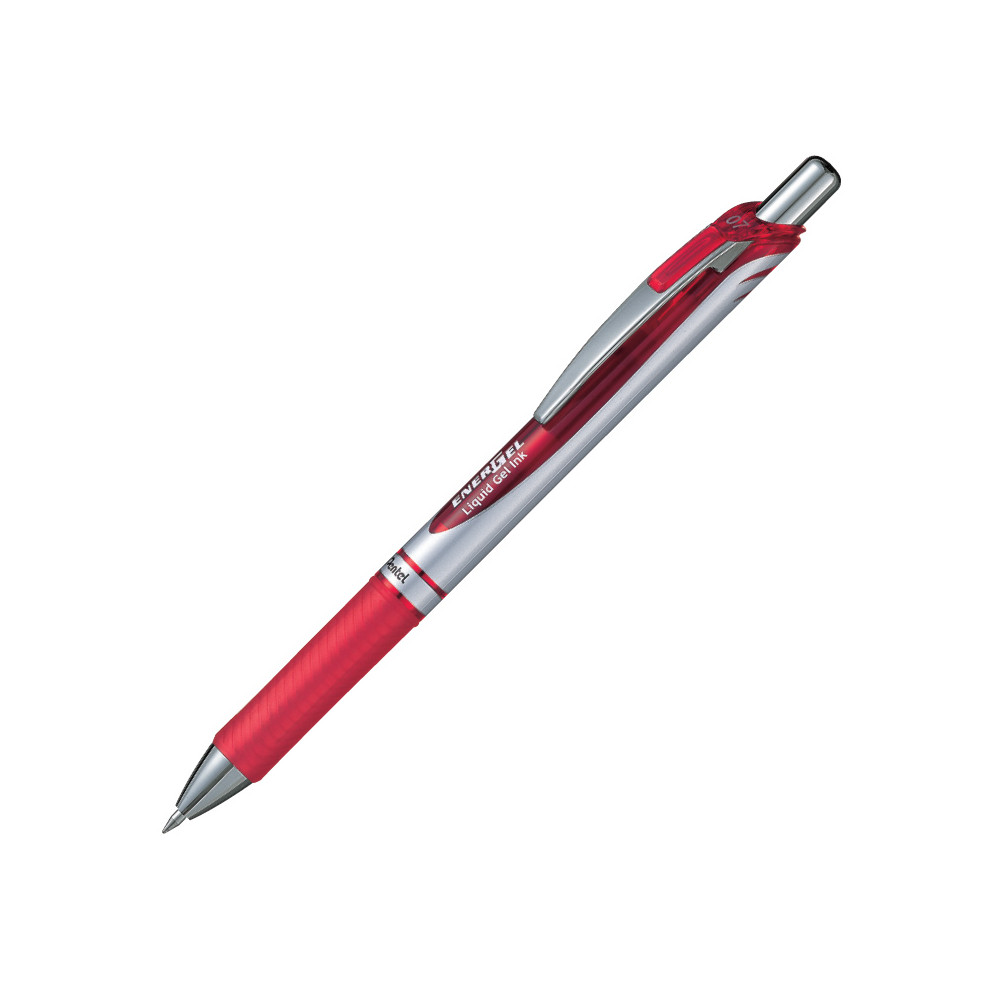 Automatinis gelinis rašiklis PENTEL ENERGEL BL77, 0.7 mm., raudona-Rašikliai-Rašymo priemonės