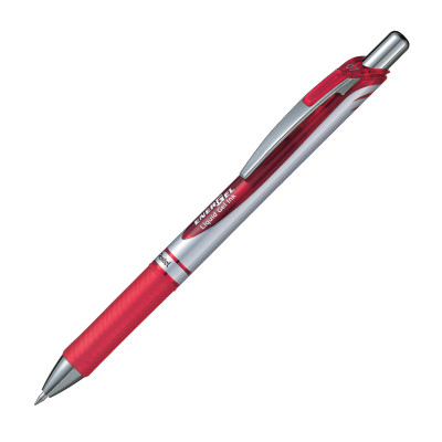 Automatinis gelinis rašiklis PENTEL ENERGEL BL77, 0.7 mm., raudona-Rašikliai-Rašymo priemonės