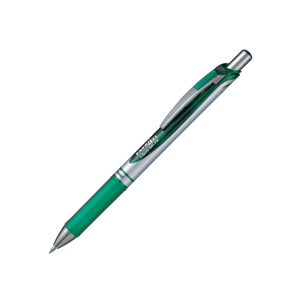 Automatinis gelinis rašiklis PENTEL ENERGEL BL77, 0.7 mm., žalia-Rašikliai-Rašymo priemonės