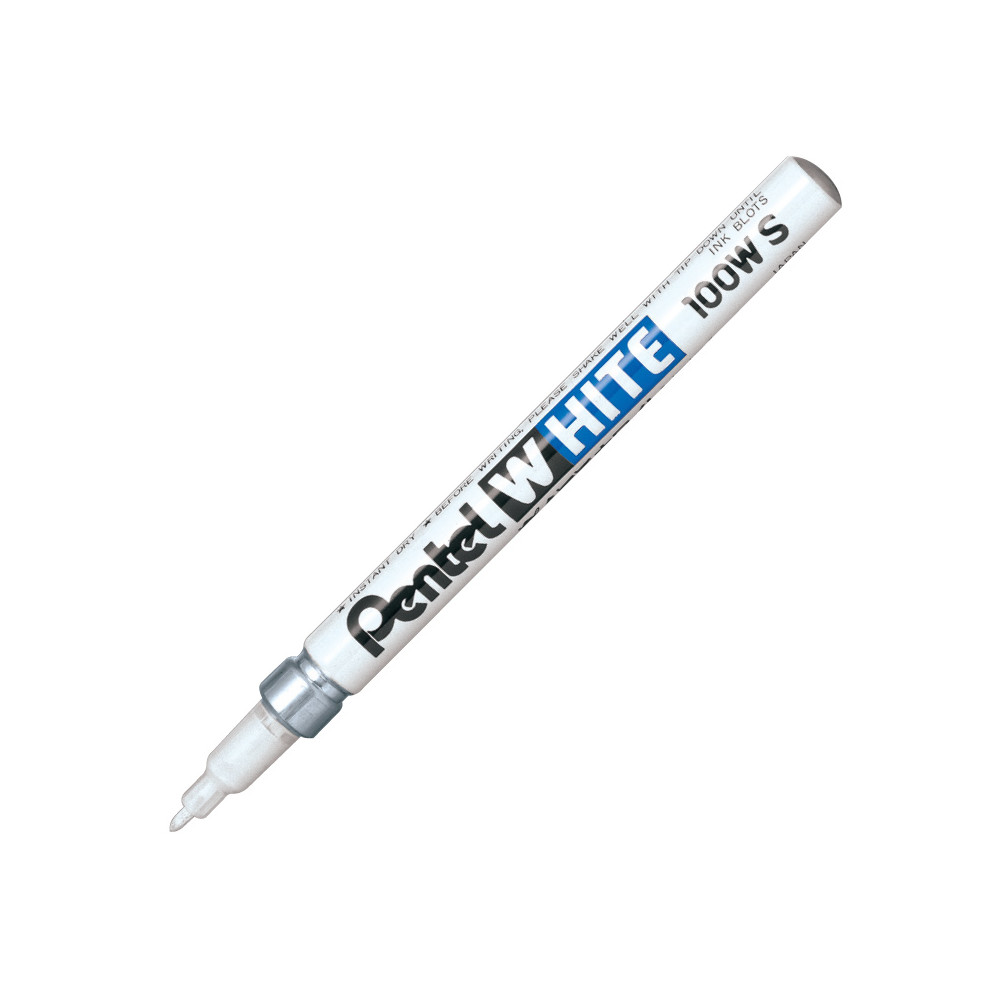 Permanentinis žymeklis PENTEL WHITE, baltos spalvos-Žymekliai-Rašymo priemonės