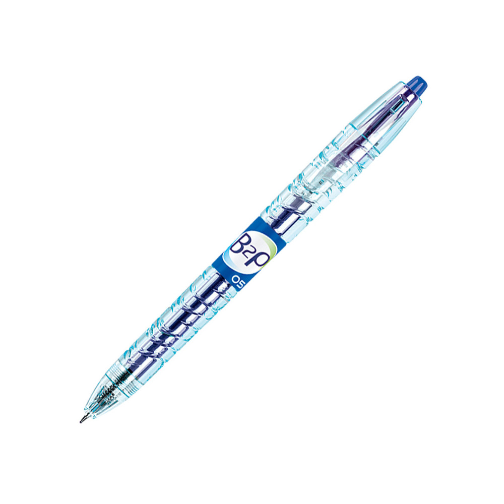 Gelinis rašiklis PILOT B2P, 0,5 mm, mėlynos sp. rašalas-Rašikliai-Rašymo priemonės