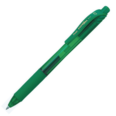 Gelinis rašiklis PENTEL ENERGELX, 0.7 mm., žalia-Rašikliai-Rašymo priemonės