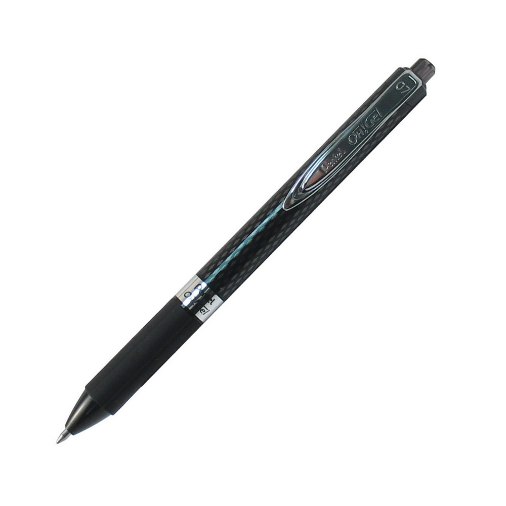 Automatinis gelinis rašiklis PENTEL OH!GEL, 0,7 mm., juoda-Rašikliai-Rašymo priemonės