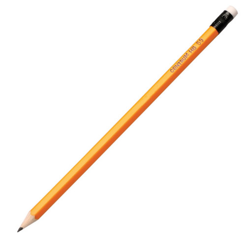 Pieštukas CENTRUM 55, padrožtas, su trintuku HB-Pieštukai-Rašymo priemonės