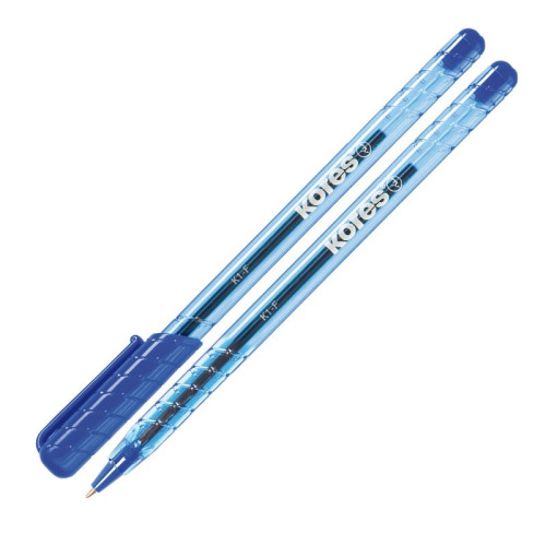 Tušinukas KORES K1 F, 1.0 mm, mėlynos spalvos tušas-Tušinukai-Rašymo priemonės