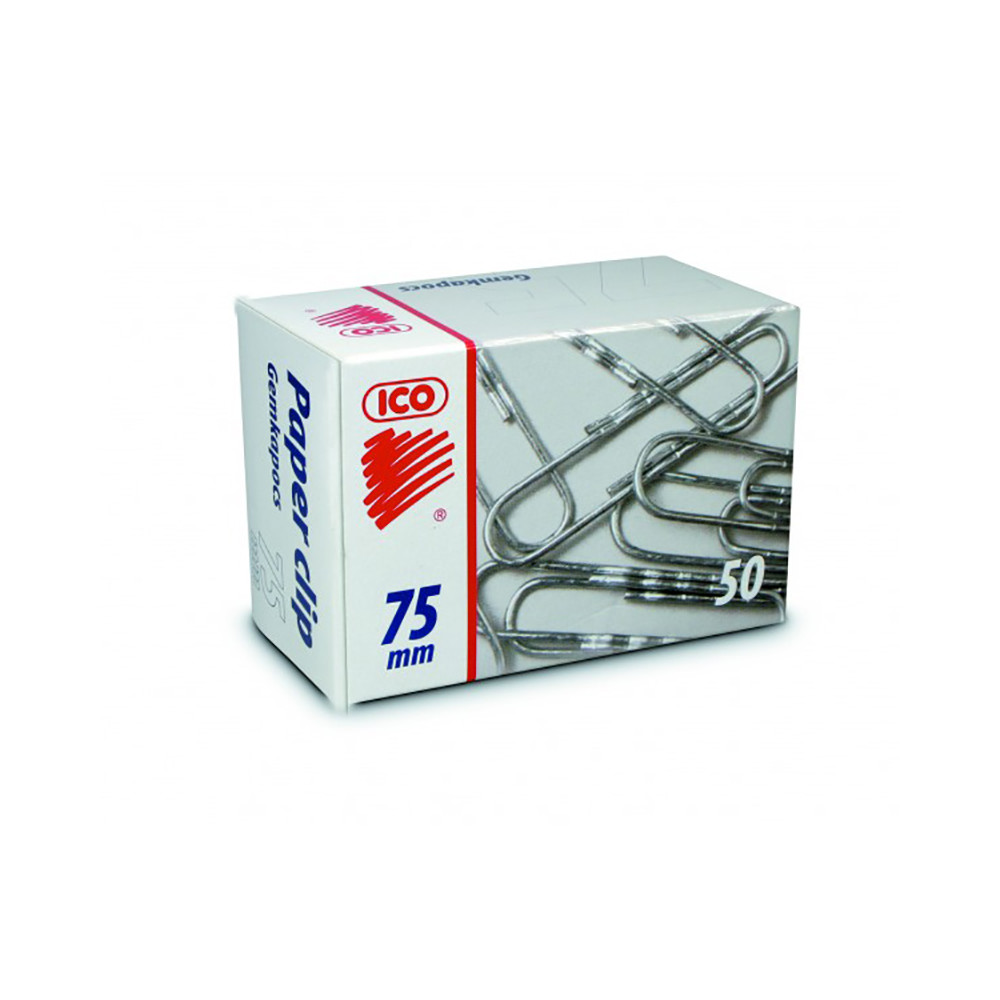 Sąvaržėlės ICO, 75 mm, (dėž. 50 vnt.)-Sąvaržėlės, sąvaržėlinės-Smulkios kanceliarinės priemonės