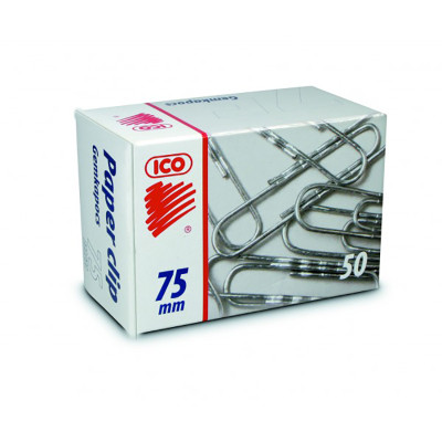 Sąvaržėlės ICO, 75 mm, (dėž. 50 vnt.)-Sąvaržėlės, sąvaržėlinės-Smulkios kanceliarinės priemonės