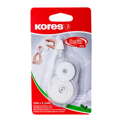 Korekcinės juostelės KORES Refill Roller papildymas, 4,2 mm x 10 m-Korekcinės