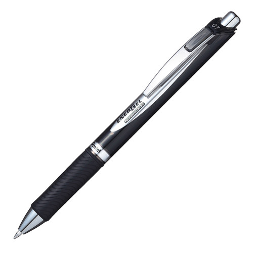 Gelinis rašiklis PENTEL ENERGEL DOCUMENT 0.7 mm., juoda-Rašikliai-Rašymo priemonės