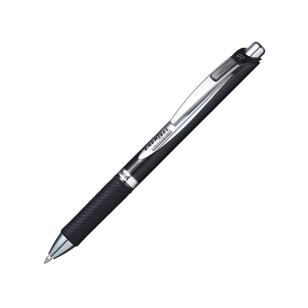 Gelinis rašiklis PENTEL ENERGEL DOCUMENT 0.7 mm., juoda-Rašikliai-Rašymo priemonės