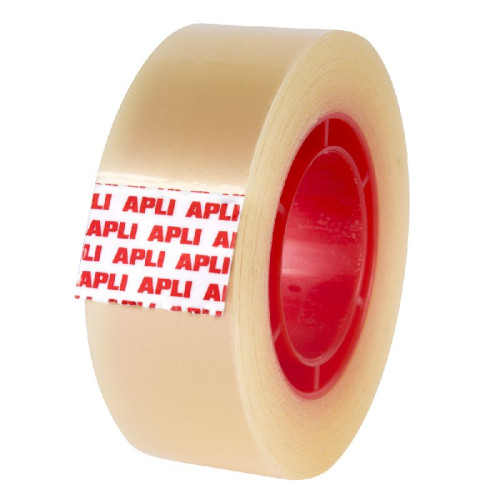 Lipni juostelė APLI, 19 mm x 33 m, skaidri-Lipnios juostelės-Pakavimo priemonės