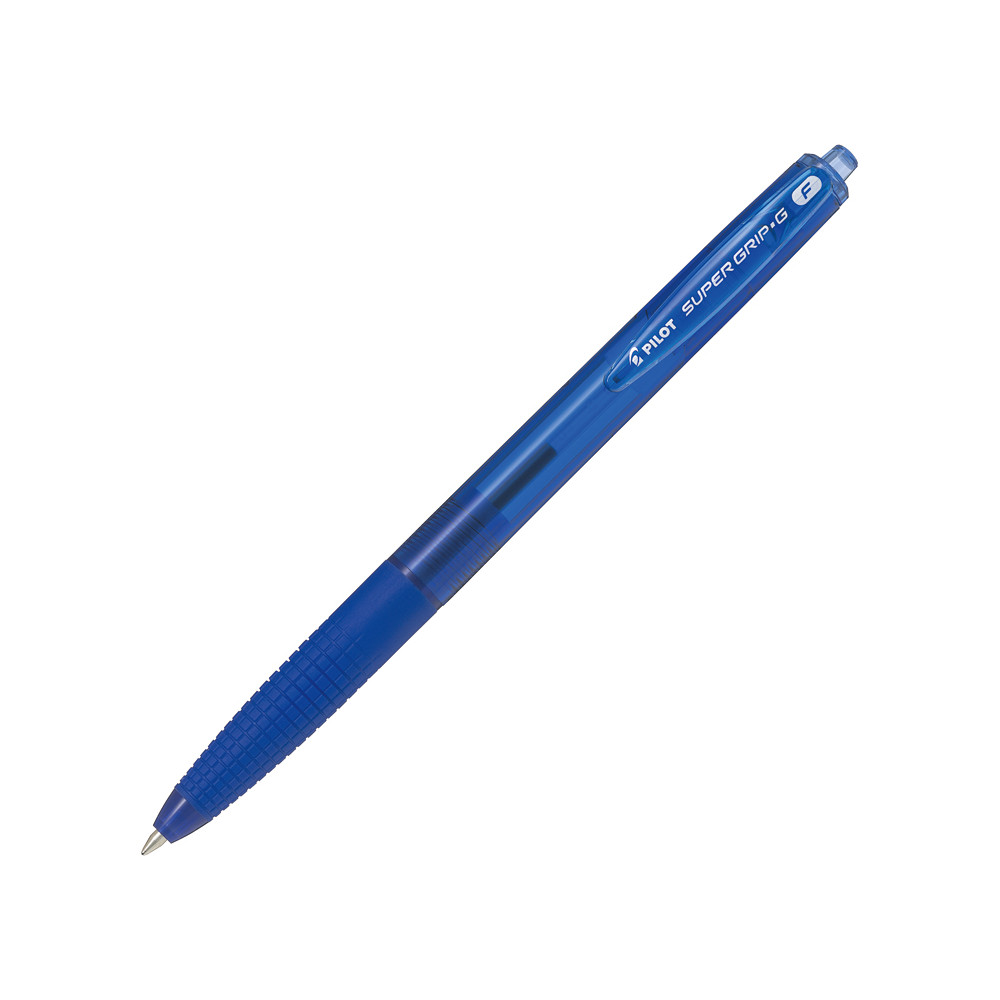 Automatinis tušinukas PILOT SUPER GRIP G CLICK 0,7 mm, mėlynas rašalas-Tušinukai-Rašymo