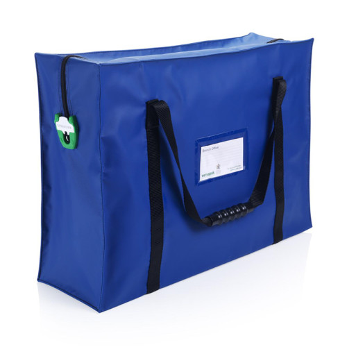 Saugus krepšys dokumentams A4, mėlyna sp.-Verslo krepšiai ir rankinės-Verslo galanterija