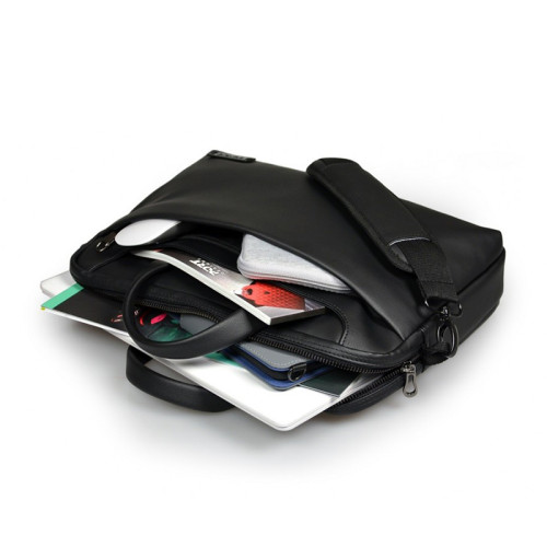 Nešiojamojo kompiuterio krepšys PORT ZURICH Toploading 15", juoda sp.-Kompiuterių krepšiai ir
